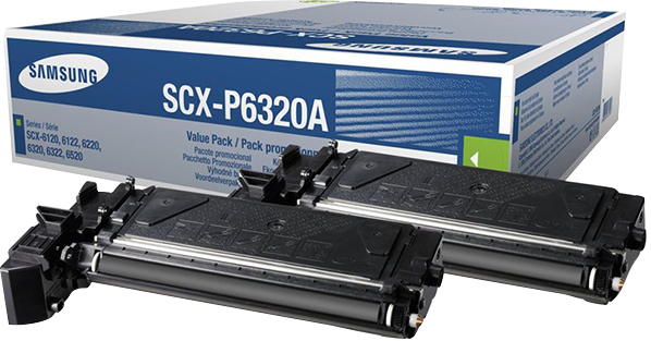 Bild von HP SCX-P6320A 2er-Pack Tonerkartuschen Schwarz - 16000 Seiten - Schwarz - 2 Stück(e)