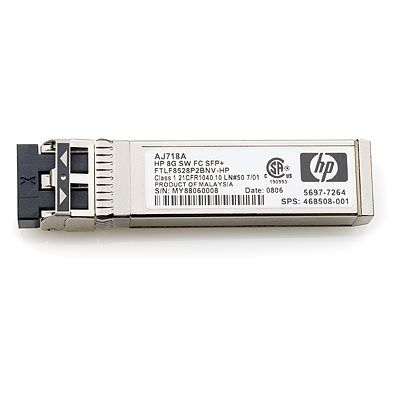 Bild von HPE SFP Mini-Gbic -Transceiver-Modul - 8 GB - Transceiver - Glasfaser (LWL)