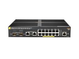 Bild von HPE 2930F 12G PoE+ 2G/2SFP+ - Managed - L3 - Gigabit Ethernet (10/100/1000) - Power over Ethernet (PoE) - Rack-Einbau - 1U