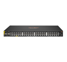 Bild von HPE a Hewlett Packard Enterprise company Aruba 6100 48G Class4 PoE 4SFP+ 370W - Managed - L3 - Gigabit Ethernet (10/100/1000) - Power over Ethernet (PoE) - Rack-Einbau - 1U