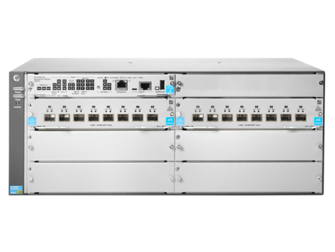 Bild von HPE 5406R - Switch - Glasfaser (LWL) 1.015 Gbps - 16-Port 4 HE - Rack-Modul