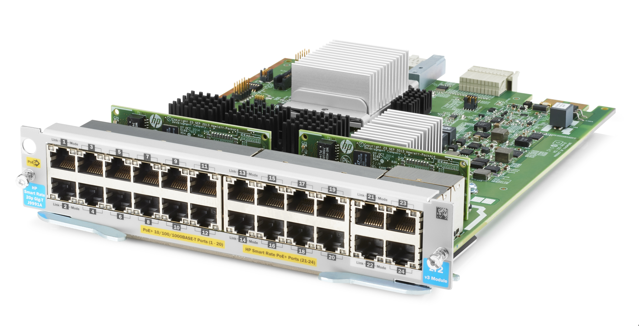 Bild von HPE 20-port 10/100/1000BASE-T PoE+ / 4-port 1/2.5/5/10GBASE-T PoE+ MACsec v3 zl2 - 10,100,1000,10000 Mbit/s - 10BASE-T - 10GBASE-T - 100BASE-TX - 1000BASE-T - 261,6 x 20,65 x 44,5 mm - 940 g