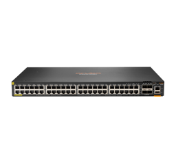 Bild von HPE a Hewlett Packard Enterprise company Aruba 6200F 48G Class4 PoE 4SFP+ 370W - Managed - L3 - Gigabit Ethernet (10/100/1000) - Power over Ethernet (PoE) - Rack-Einbau - 1U