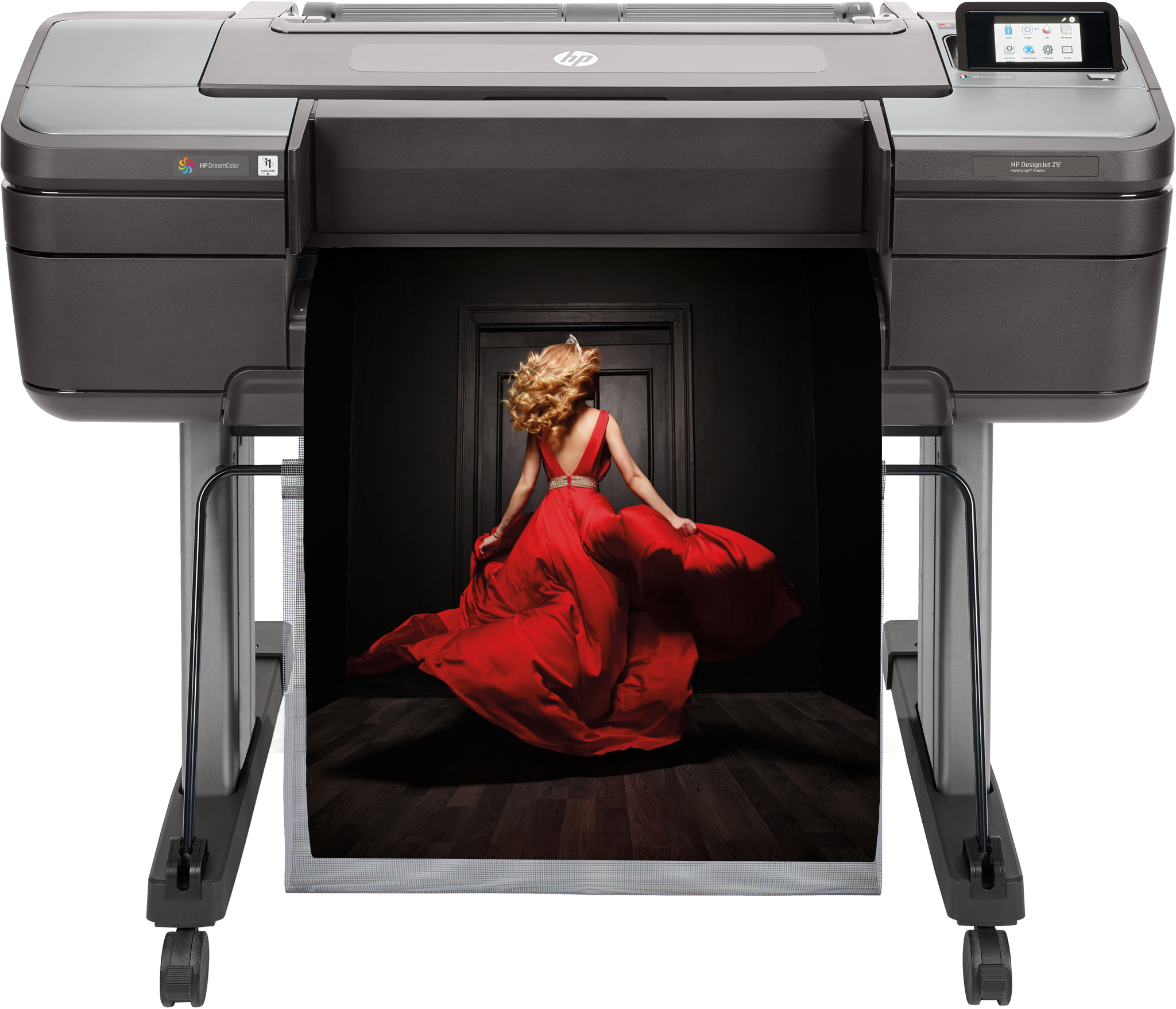 Bild von HP Designjet Z9+ 24 Zoll PostScript®-Drucker - Thermal Inkjet - 2400 x 1200 DPI - HP-GL/2 - HP-RTL - PDF 1.7 - PostScript 3 - 3.7 m²/h - 6.9 m²/h - 610 x 1676 mm