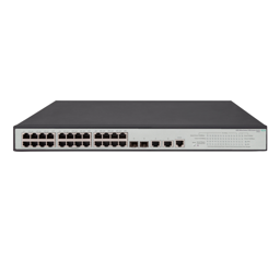 Bild von HPE OfficeConnect 1950 24G 2SFP+ 2XGT PoE+ - Managed - L3 - Gigabit Ethernet (10/100/1000) - Power over Ethernet (PoE) - Rack-Einbau - 1U
