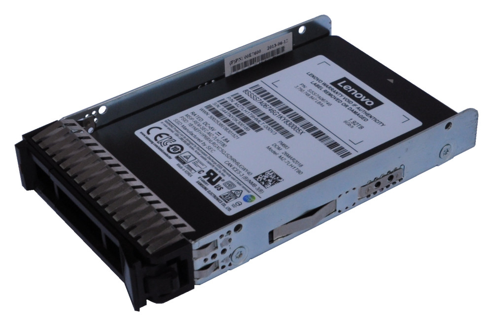 Bild von Lenovo ThinkSystem 2.5* PM883 480Gb Entry SATA 6Gb Hot Swap SSD