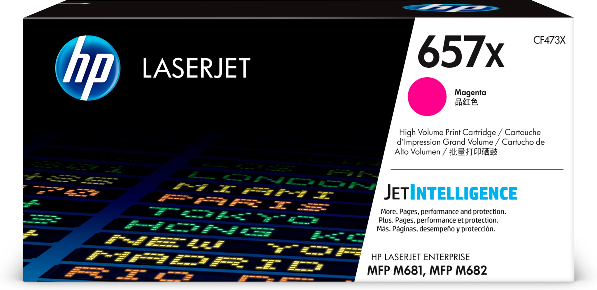 Bild von HP LaserJet 657X - Tonereinheit Original - Magenta - 23.000 Seiten