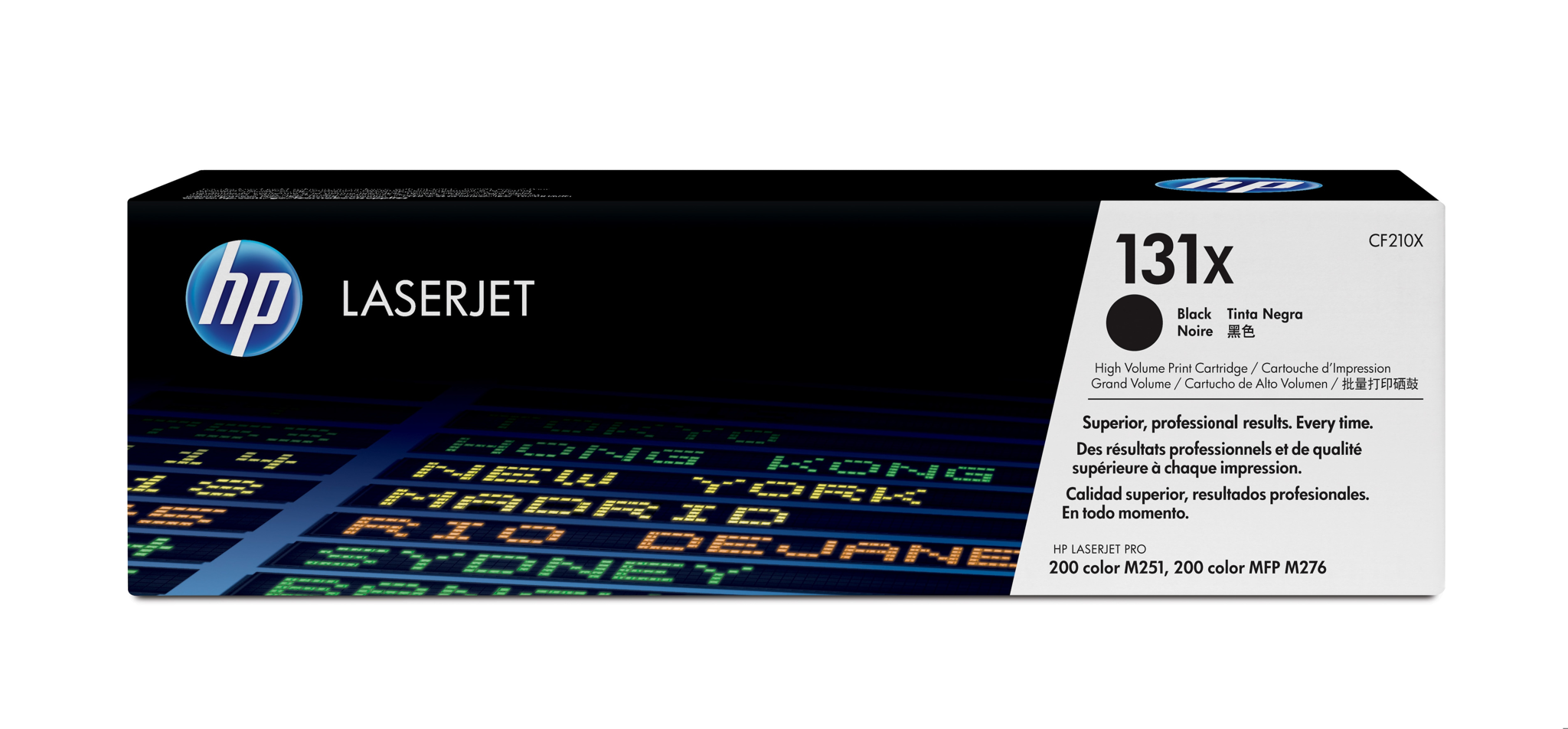 Bild von HP 131X Schwarz Original LaserJet Tonerkartusche mit hoher Reichweite - 2400 Seiten - Schwarz - 1 Stück(e)