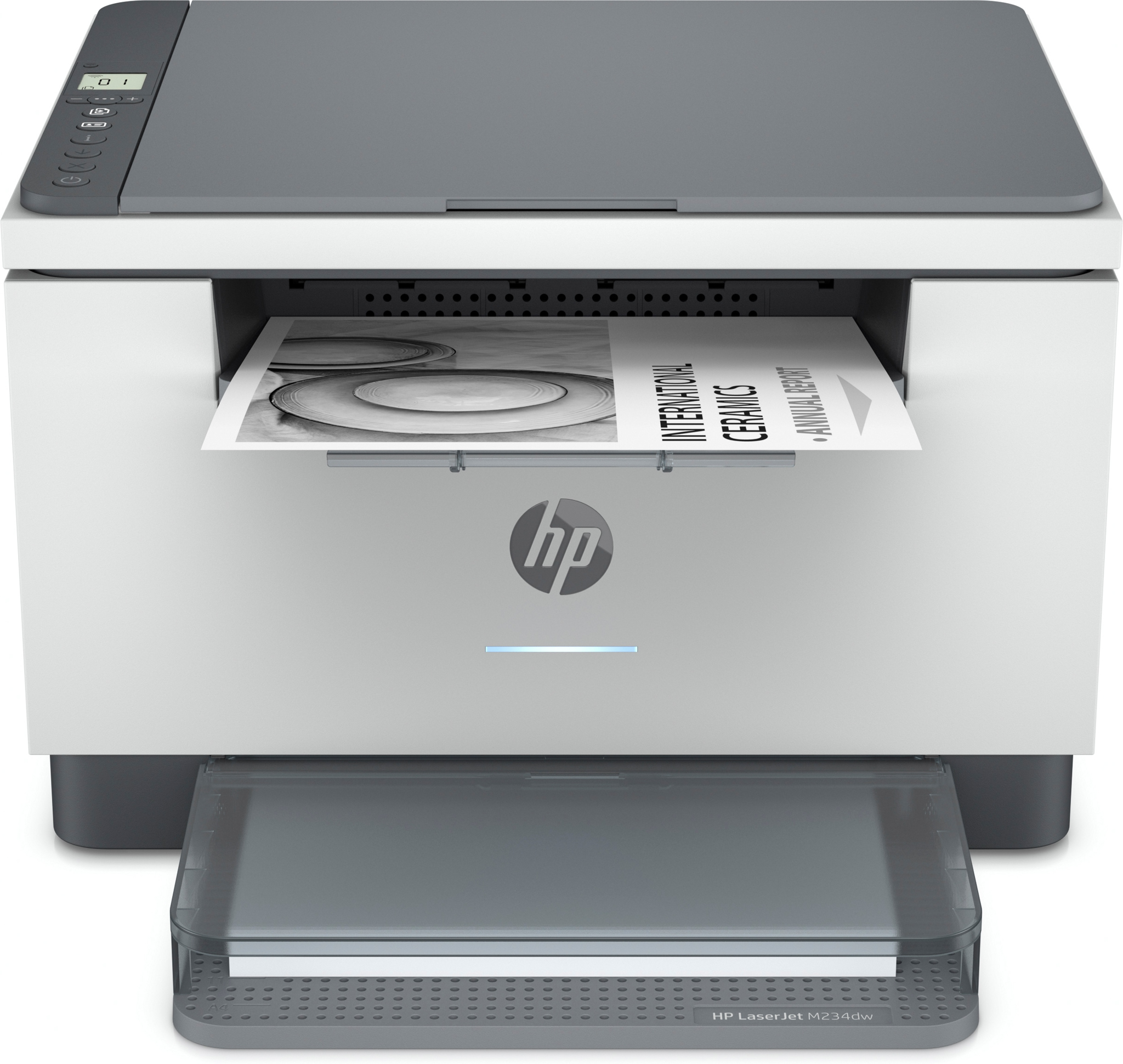 Bild von HP LaserJet MFP M234dw Drucker - Schwarzweiß - Drucker für Kleine Büros - Drucken - Kopieren - Scannen - beidseitiger Druck; Scannen an E-Mail; Scannen an PDF - Laser - Monodruck - 1200 x 1200 DPI - A4 - Direktdruck - Grau