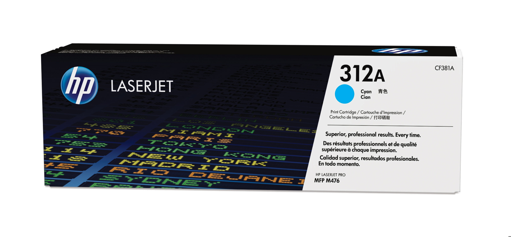 Bild von HP 312A Cyan LaserJet Tonerkartusche - 2700 Seiten - Cyan - 1 Stück(e)
