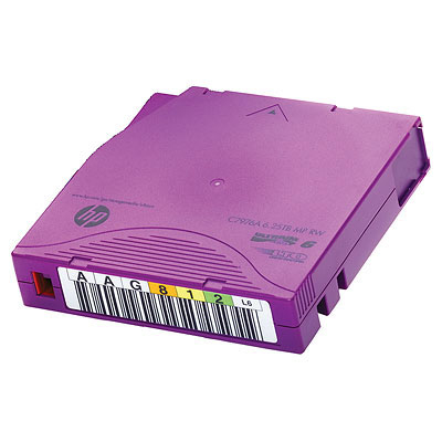 Bild von HPE C7976AN - Leeres Datenband - LTO - 6250 GB - 30 Jahr(e) - Violett - 400 MB/s