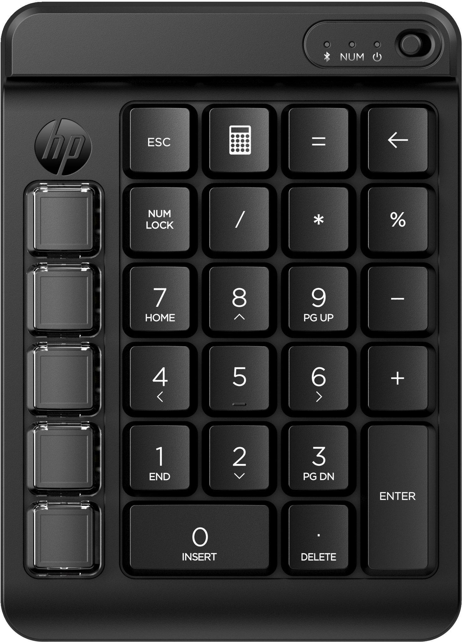 Bild von HP 430 Programmierbarer Wireless-Ziffernblock, Bluetooth, Mechanischer Switch, Schwarz
