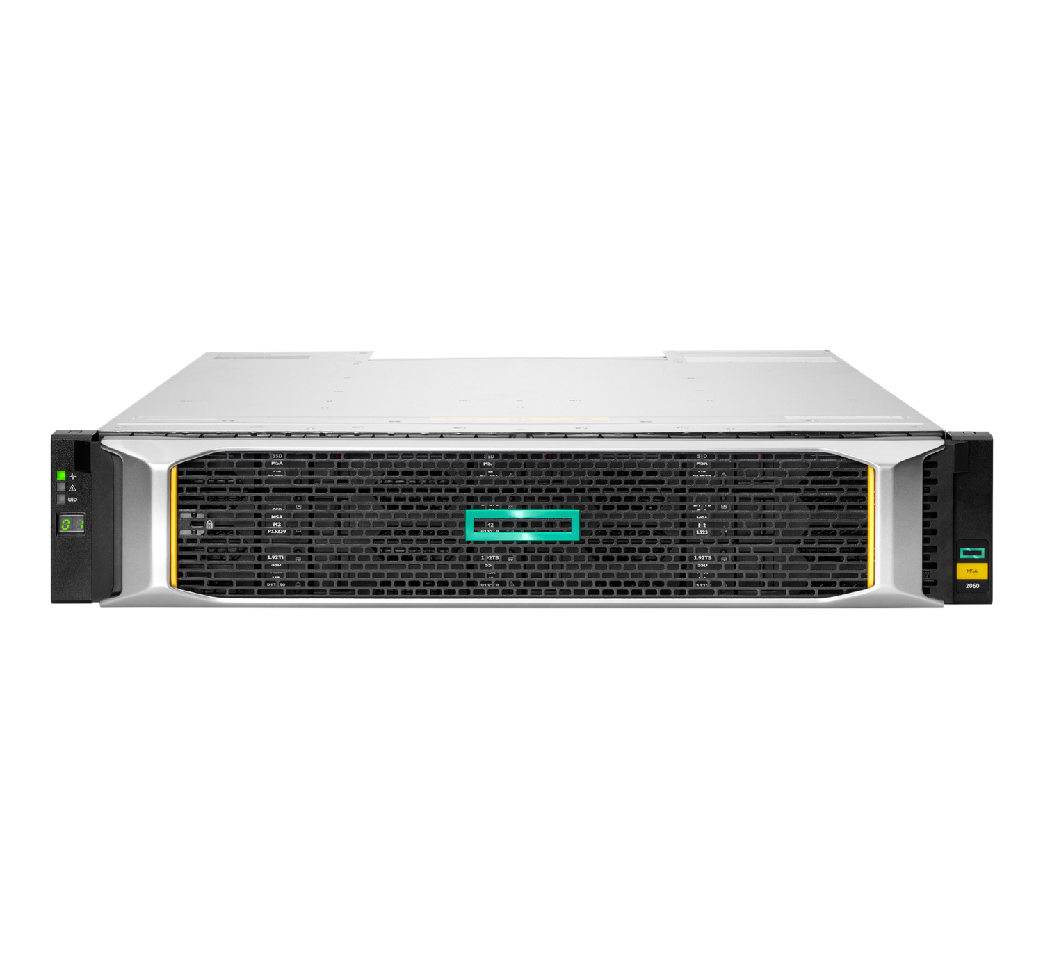 Bild von HPE MSA 2060 - HDD+SSD - 5 kg - Rack (2U) - Silber - Schwarz