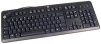 Bild von HP 672647-033 - Volle Größe (100%) - Kabelgebunden - USB - Membran Key Switch - QWERTY - Schwarz