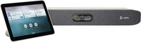 Bild von HP POLY Studio X30 All-In-One-Videoleiste mit TC8 Controller-Kit - Videozusammenarbeit - 4K Ultra HD - 60 fps - 5x - Schwarz - Grau