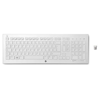 Bild von HP K5510 Wireless-Tastatur - Volle Größe (100%) - Kabellos - RF Wireless - Weiß