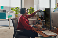 Bild von HP POLY Blackwire 3315 Monaurales USB-C-Headset - zertifiziert für Microsoft Teams - + 3,5-mm-Stecker + USB-C/A-Adapter - Kabelgebunden - Büro/Callcenter - 103 g - Kopfhörer - Schwarz