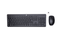Bild von HP 230 Wireless-Maus und -Tastatur (kombiniert) - Volle Größe (100%) - Kabellos - RF Wireless - Membran Key Switch - Schwarz - Maus enthalten