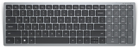 Bild von Dell KB740 - Volle Größe (100%) - Kabellos - RF Wireless + Bluetooth - Scherenschalter - QWERTZ - Grau - Schwarz