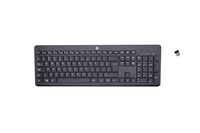 Bild von HP 230 Wireless-Tastatur - Volle Größe (100%) - Kabellos - RF Wireless - Membran Key Switch - Schwarz