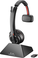 Bild von HP POLY Savi 8210 Office DECT 1880-1900 MHz Ein-Ohr-Headset - Kabellos - 20 - 20000 Hz - Büro/Callcenter - 115 g - Kopfhörer - Schwarz