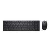 Bild von Dell Pro Wireless Keyboard and Mouse - KM5221W - Volle Größe (100%) - Kabellos - RF Wireless - QWERTZ - Schwarz - Maus enthalten