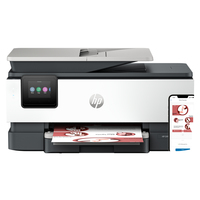 Bild von HP OfficeJet Pro 8134e Wireless All-in-One Farbe Drucker - Instant Ink; Beidseitiger Druck - Thermal Inkjet - Farbdruck - 4800 x 1200 DPI - Farbkopieren - A4 - Grau