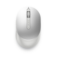 Bild von Dell Pro Premium kompakte Maus – MS7421W - Platinum Silver (silber) - Beidhändig - Optisch - RF Wireless + Bluetooth - 1600 DPI - Platin - Silber