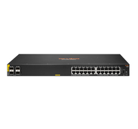 Bild von HPE Networking Aruba 6000 24G Class4 PoE 4SFP 370W - Managed - L3 - Gigabit Ethernet (10/100/1000) - Power over Ethernet (PoE) - Rack-Einbau - 1U