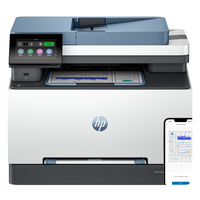 Bild von HP Color LaserJet 499Q6F Laser/LED-Druck Kopierer - Farbig - 25 ppm - USB 2.0