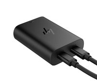 Bild von HPE 65 W GaN USB-C-Laptop-Ladegerät - Laptop - Drinnen - 5,9,12,15,20 V - Schwarz - 10 - 95% - Außenkarton und Polster aus Wellpappe stammen zu 100 % aus nachhaltigen Quellen und sind...