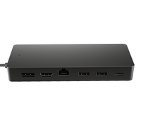Bild von HP Universeller USB-C-Multiport-Hub - Andocken - USB 3.2 Gen 2 (3.1 Gen 2) Type-C - Schwarz - Black - DisplayPort - HDMI - RJ-45 - USB 3.2 Gen 1 (3.1 Gen 1) Type-A - USB 3.2 Gen 1 (3.1 Gen 1) Type-C - China