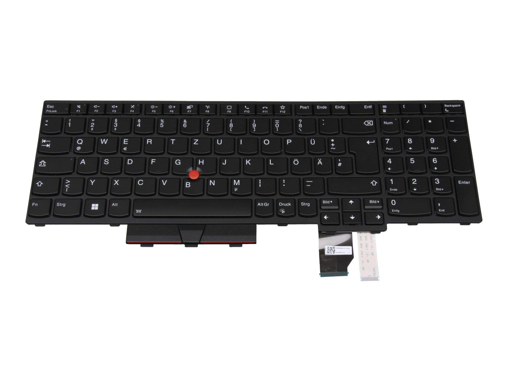 Bild von Lenovo Raptor Keyboard Num BL Transimage German - Tastatur