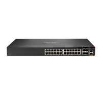 Bild von HPE Networking Aruba 6300F 24-port 1GbE & 4-port SFP56 - Managed - L3 - Gigabit Ethernet (10/100/1000) - Rack-Einbau - 1U