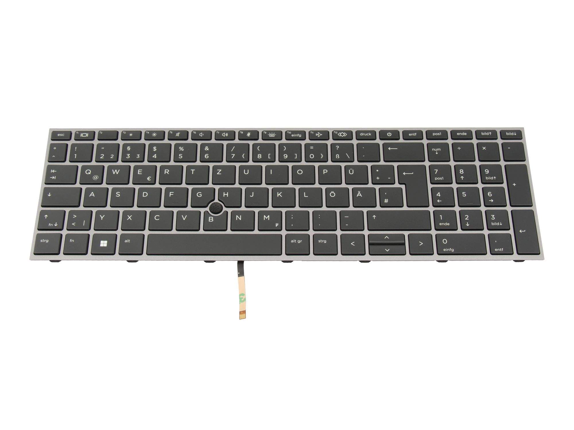 Bild von HP M20128-041 - Tastatur - Deutsch - Tastatur mit Hintergrundbeleuchtung - HP
