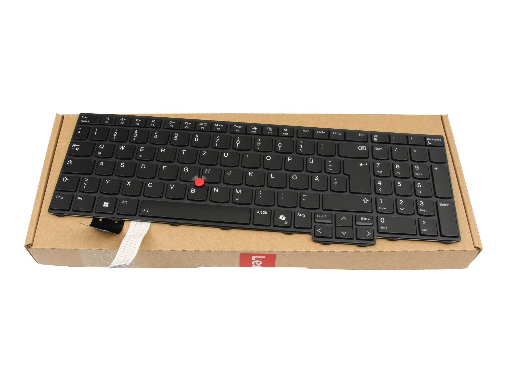 Bild von Lenovo Keyboard Black German Backlight - Tastatur
